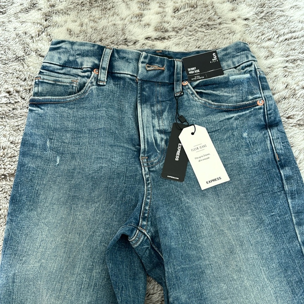 Express Shinny High Rise Jeans